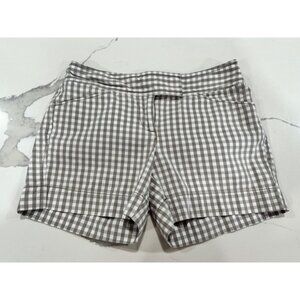 Ann Taylor‎ Petite Signature Gingham Shorts Career Casual Summer Cute